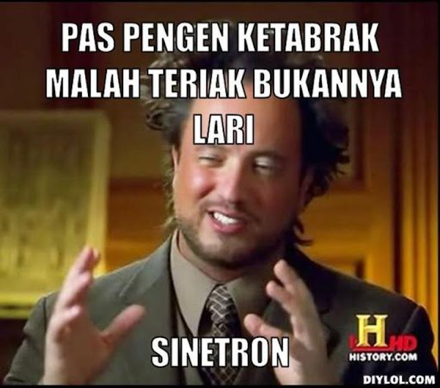 Meme-meme Sinetron Indonesia yang Lucu Abis