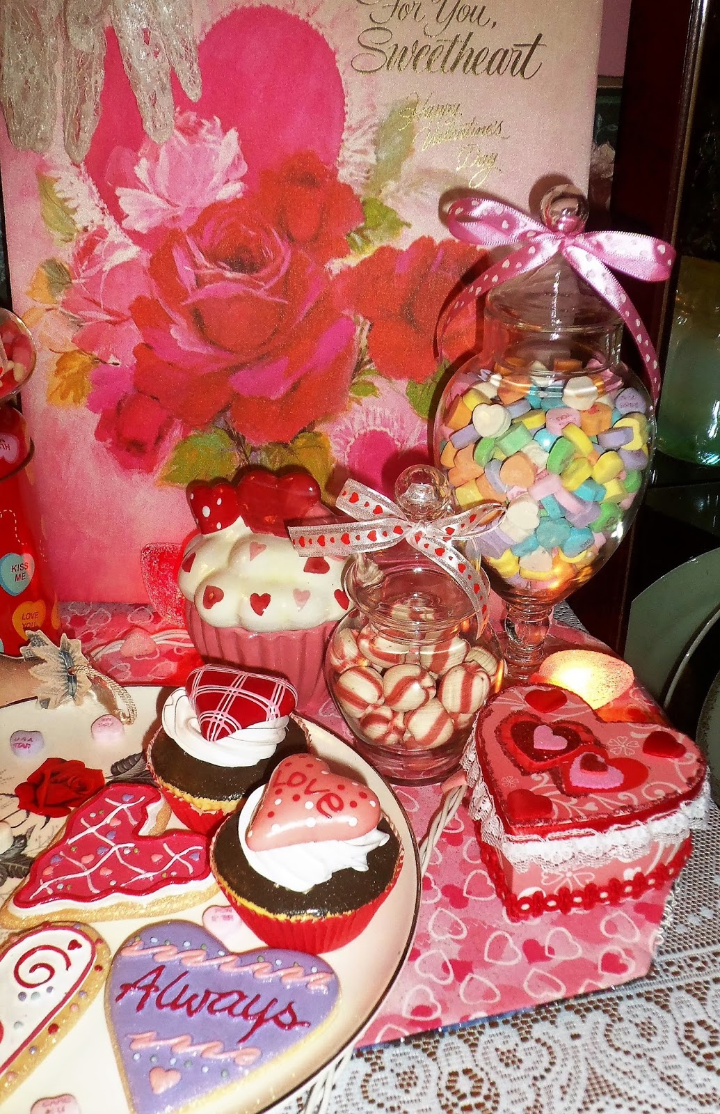 DEBBIE-DABBLE BLOG: Dining Room Valentine Buffet, 2017