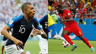 Francia vs Bélgica en Semifinales Copa Mundial Rusia 2018 