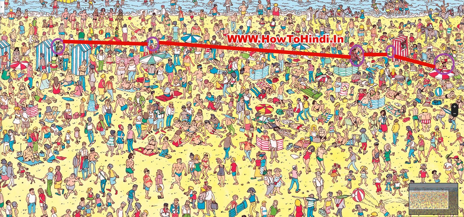 Wheres Waldo Beach Answer