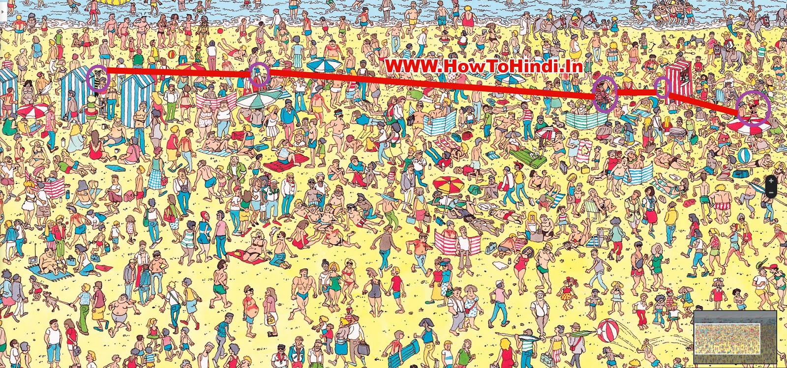 Wheres Waldo Answers At The Beach