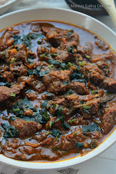 beef curry spinach spicy cooker manju method pressure easy