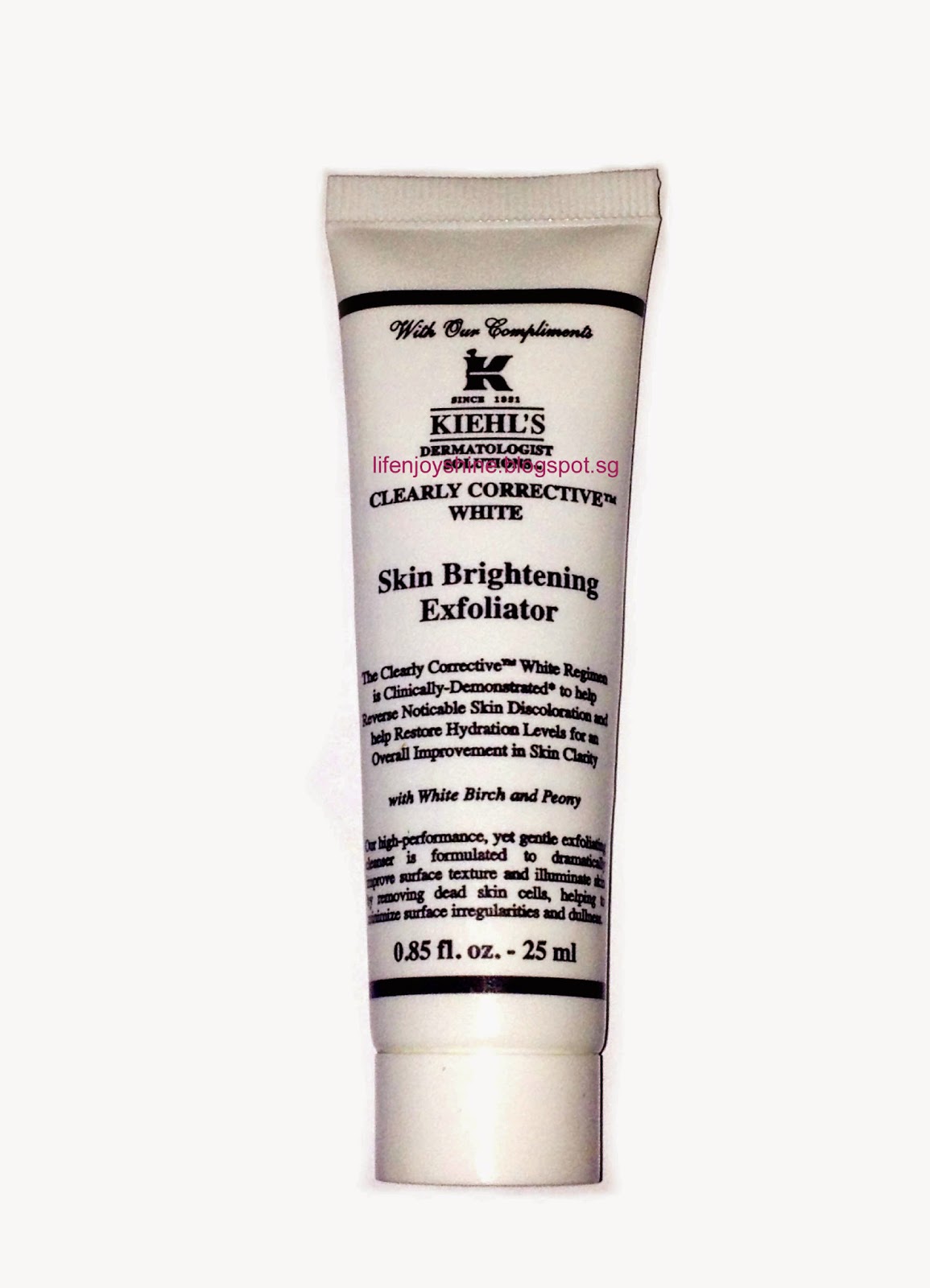 Life. Enjoy. Shine! Product Review Kiehl's Clearly Corrective Skin