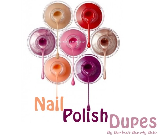 O.P.I. nail polish dupes 2013 by Barbie's Beauty Bits