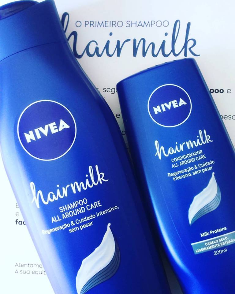 HAIRMILK DA NIVEA O NOVO CUIDADO AZUL PARA O CABELO Dicas da Lu