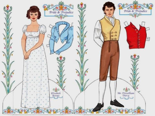jane austen paper dolls