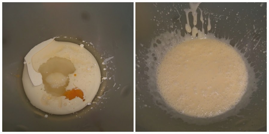 preparación galletas con nata (crema de leche)