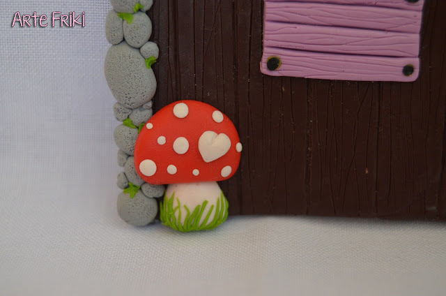 puerta hadas magica fayry door polymer clay fimo arcilla polimerica