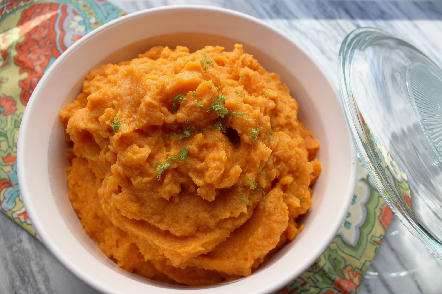 Mashed Sweet Potato with Lime - Han Can Cook