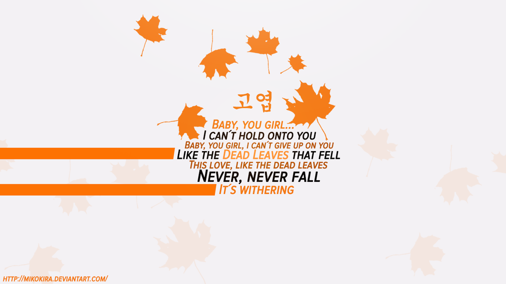 Lirik Lagu Bts Autumn Leaves - Arsia Lirik