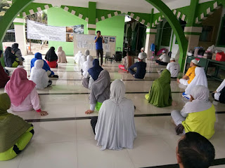  Edukasi Kesehatan kpd Calon Jamaah Haji KBIH KHAZANAH MANDIRI bersama Susu Haji Sehat, Depok Jawa Barat