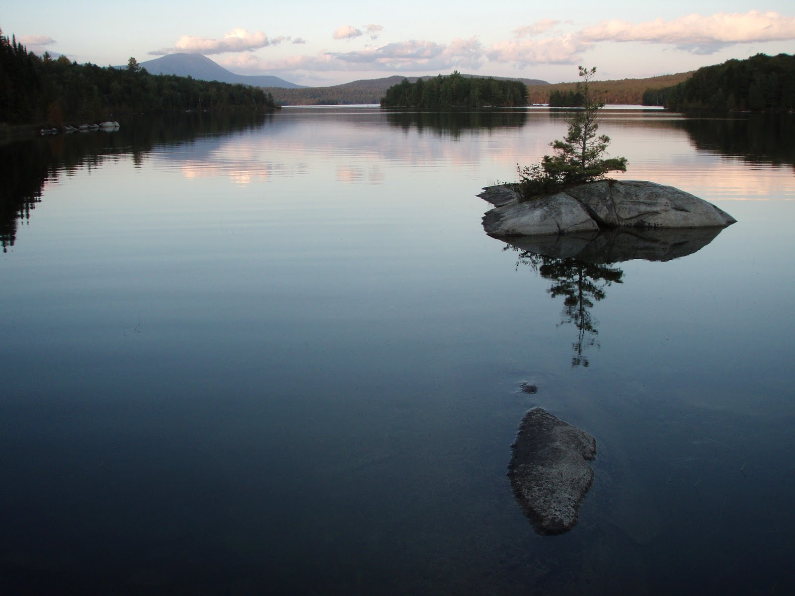 RAINBOW LAKE & DEBSCONEAG LAKES WILDERNESS canoe camping in Maine
