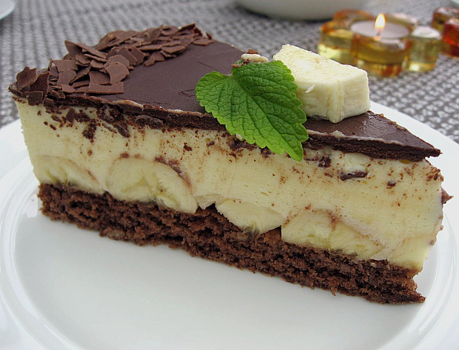 Rezeptwelt: Bananen - Schokolade - Torte