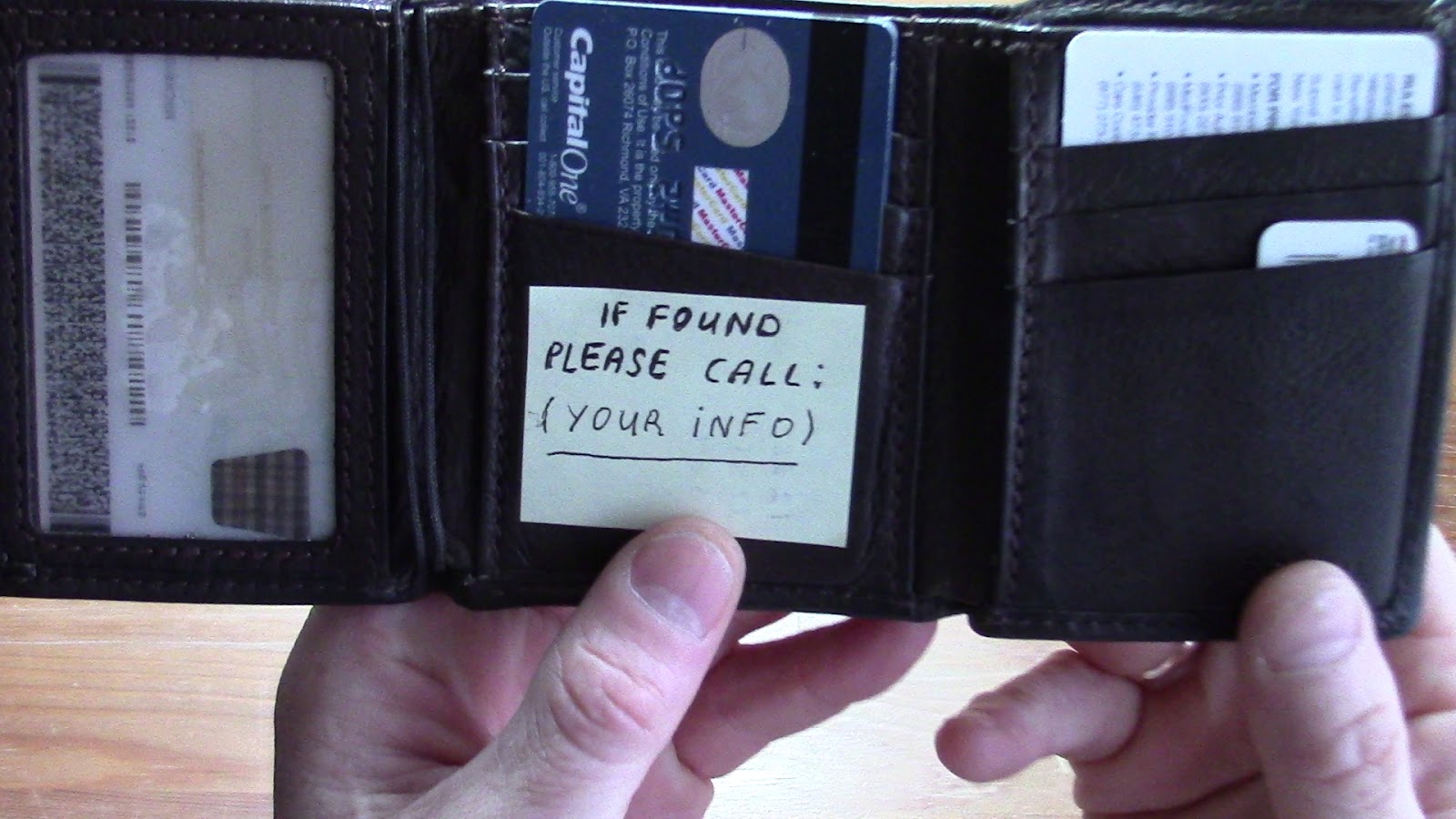 Random Bits I lost my wallet