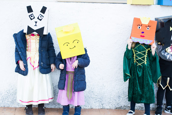 Disfraz Carnaval Cajas de cartón diy