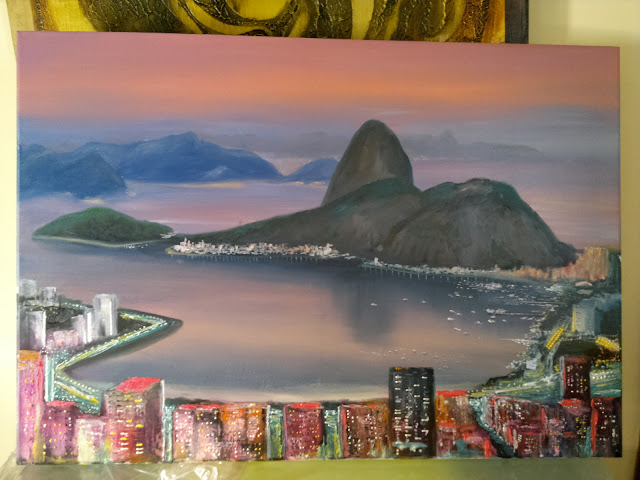 Rio de Janeiro pintura óleo sobre tela