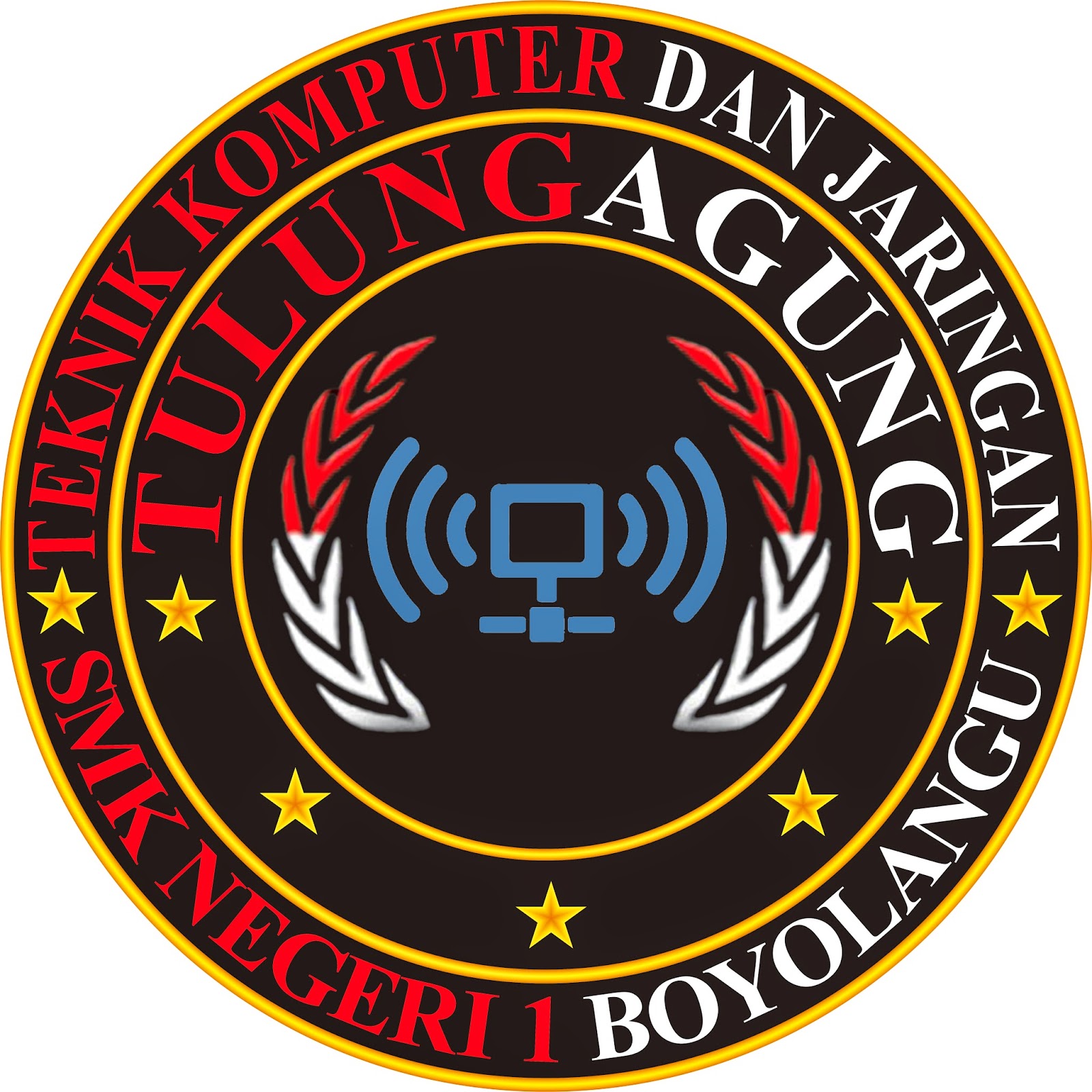  Logo  Teknik Komputer  Dan Jaringan TKJ  SMKN 1 Boyolangu