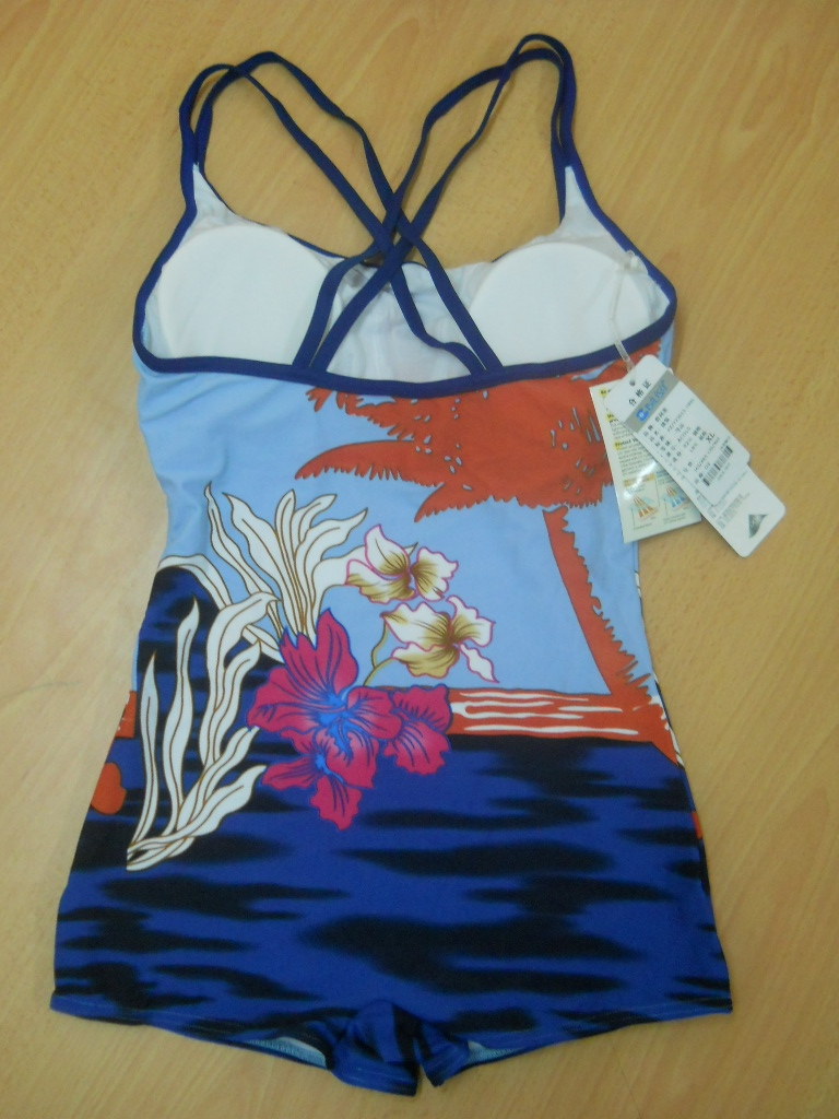 FASHION CARE 2U S1411 Dark Blue One Piece Swimsuit Swimwear