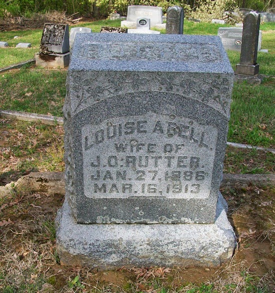 Western Kentucky Genealogy Blog: Tombstone Tuesday - J.O. and Louise Rutter