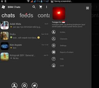 BBM Mod Windows Phone V2.13.0.26 Apk Dark Grey & Light Theme