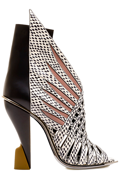 balenciaga peep toe bootie