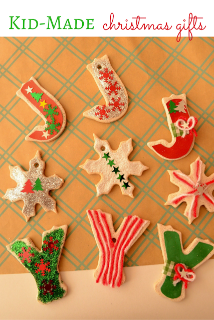 Kid-Made Christmas Gifts: Salt Dough Ornaments, Make a little something, for someone you love