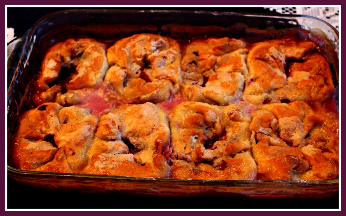 Sweet Tea and Cornbread Blackberry Dumplings!