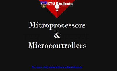 Note for Microprocessors and Microcontrollers CS305 | Module 1