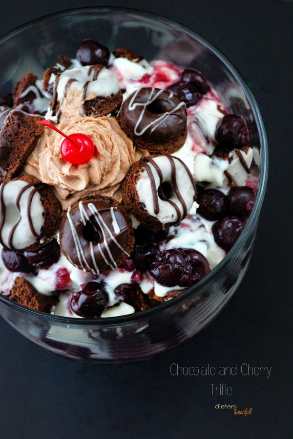 chocolate cherry trifle