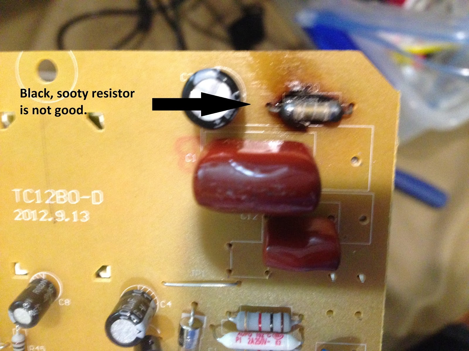 Our Salish Aire How a burned resistor can end up being a major project