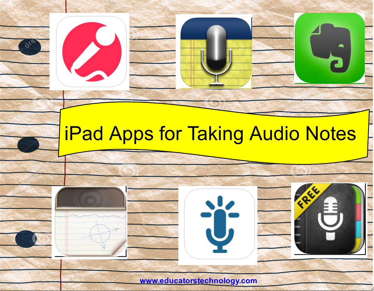 Infrared raid Hilarious 5 Excellent iPad Apps Students Can Use for Taking Audio Notes | Educational  Technology and Mobile Learning