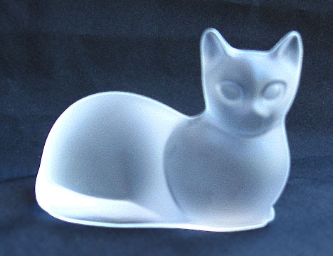 lenox glass cat figurines