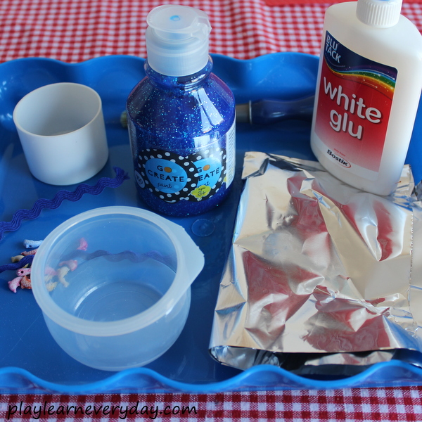 Recycled Yogurt Pot Fish Bowl Craft Play and Learn Every Day