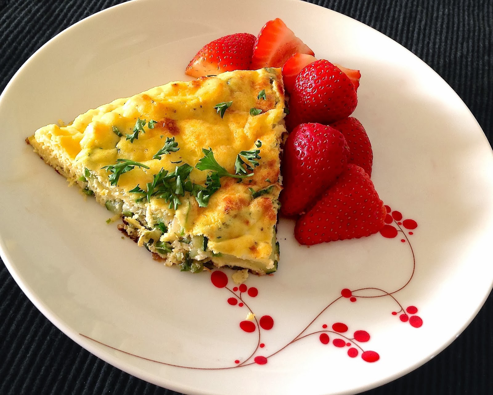 Points In My Life Squash and Cheese Frittata