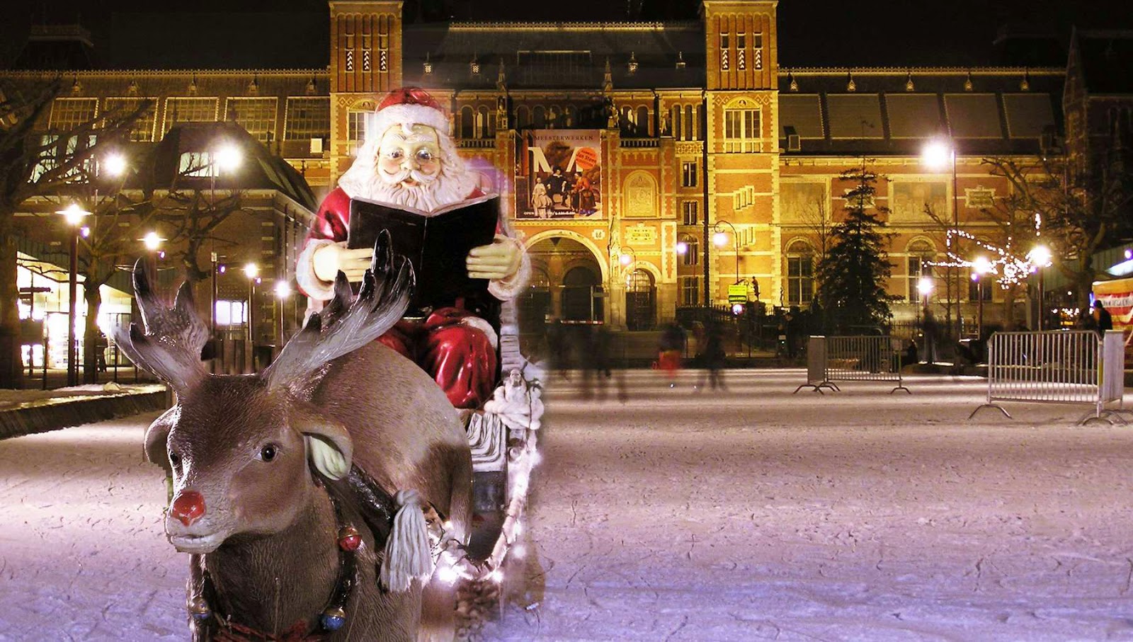 Christmas time in Amsterdam, Netherland Christmas time in Amsterdam, Netherland