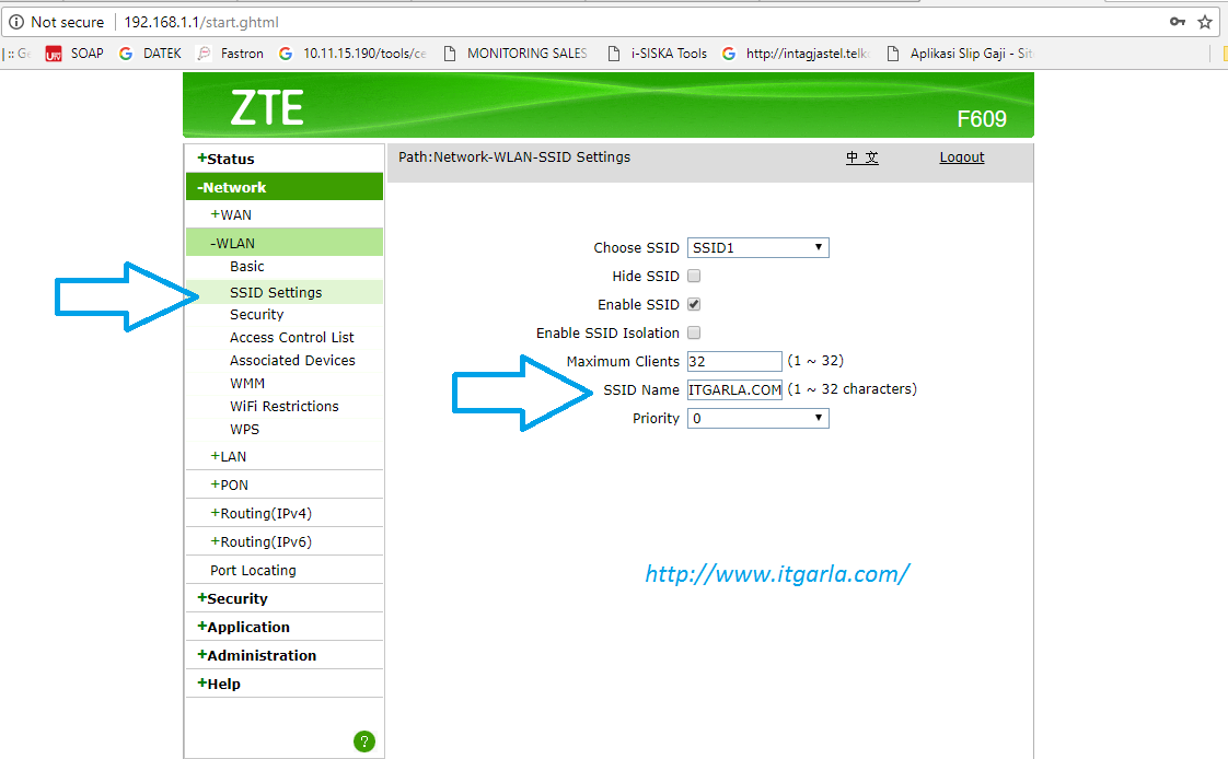 Update Terbaru Lengkap Cara Setting Modem ZTE F609 Fiber Indihome