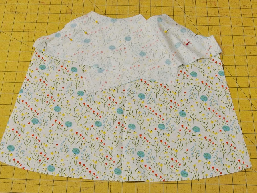 COSE CON NOSOTRAS: VESTIDO BEBE BURDA ABRIL 2015. PASO A PASO!!! PRIMERA PARTE