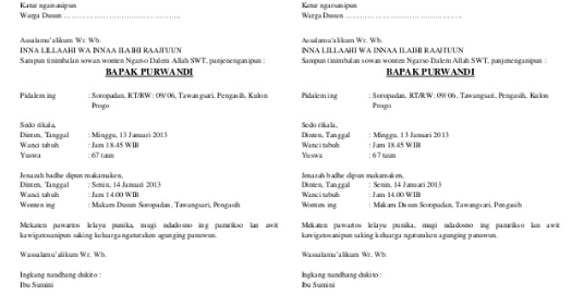 Berita Lelayu Bahasa Jawa Gue Viral