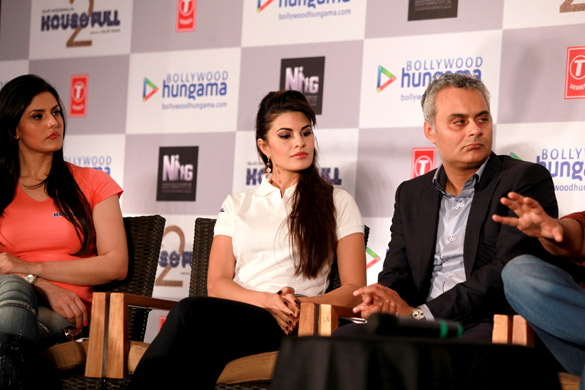 Zarine Khan and Jacqueline Fernandez 1 - Housefull 2 Game Launch Event Pics