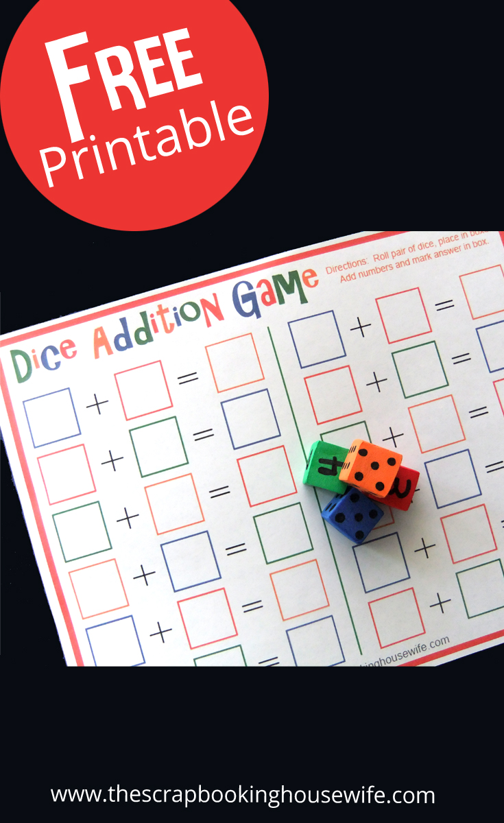 Ellabella Designs: Dice Number Matching Game - Busy Bags for Preschoolers