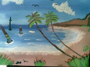 34+ Terpopuler Contoh Lukisan Pemandangan Tepi Pantai, Gambar Lukisan