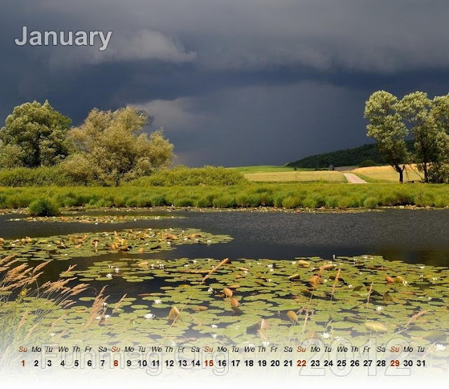 nature calendar 2012