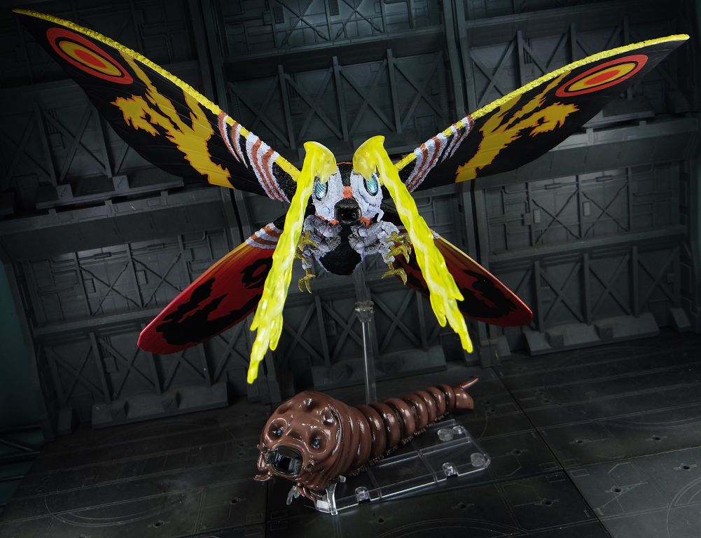 阿姆微的玩具簿decade S H Monsterarts モスラ 成虫 モスラ 幼虫 Special Color Ver 摩斯拉 Mothra