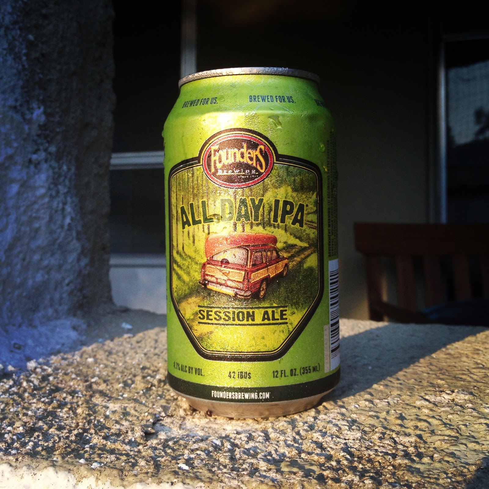 Damn Arbor Founders All Day IPA, the perfect beer for cabrewing?