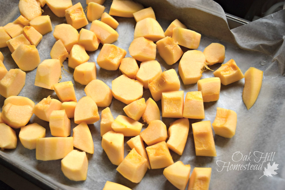 How to freeze acorn squash