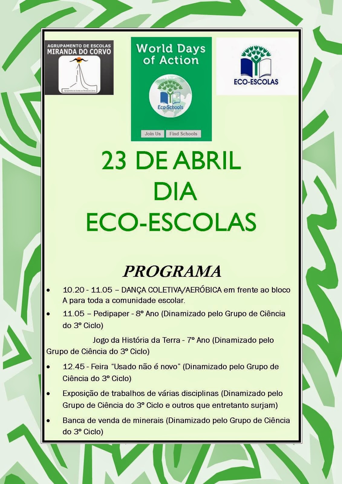23 de Abril - Dia eco-escolas