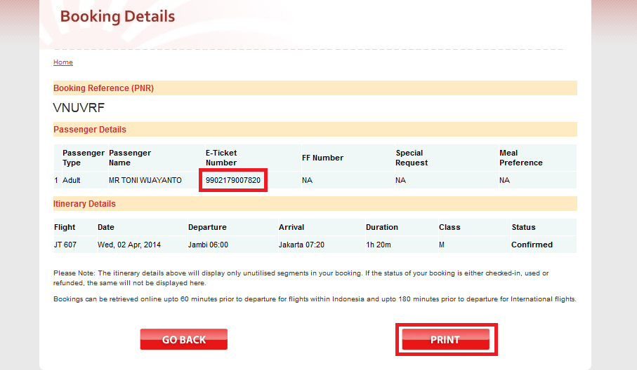 Cara check in online lion air