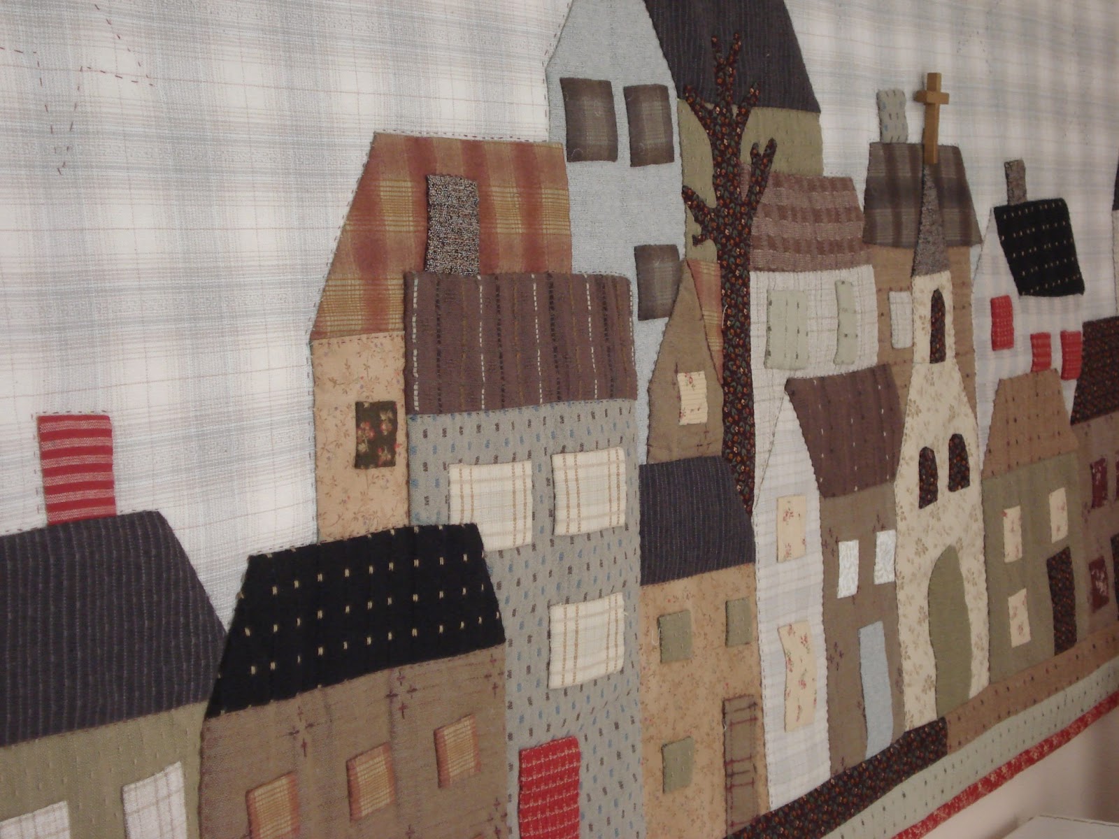 Пэчворк домики из ткани схемы фото