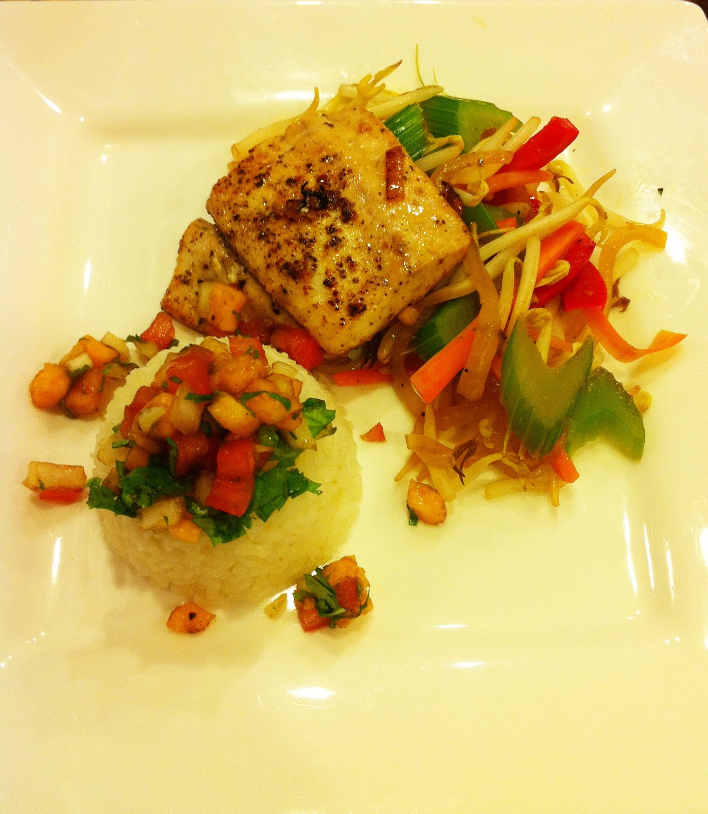 GREAT EATS HAWAII MAHI MAHI WITH PAPAYA SALSA