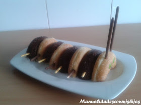 Gusano con Donuts y mikado